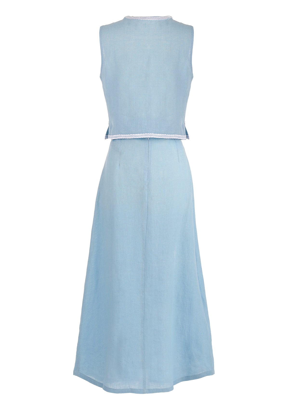 OTM Exclusive: Kasbah Trellis Top in Light Blue
