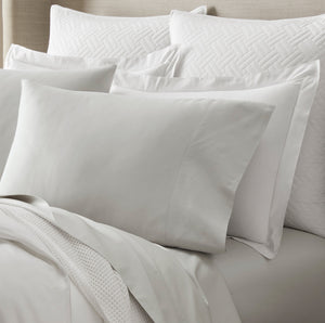Signature Hemmed Pillowcase Set in Mist