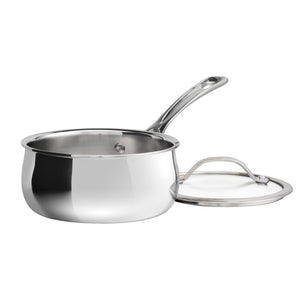 PureClad® Triple-Ply 1.5 Qt. Stainless Steel Saucepan with Cover in Stainless Steel