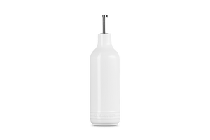 Signature Oil Cruet in White 20 oz