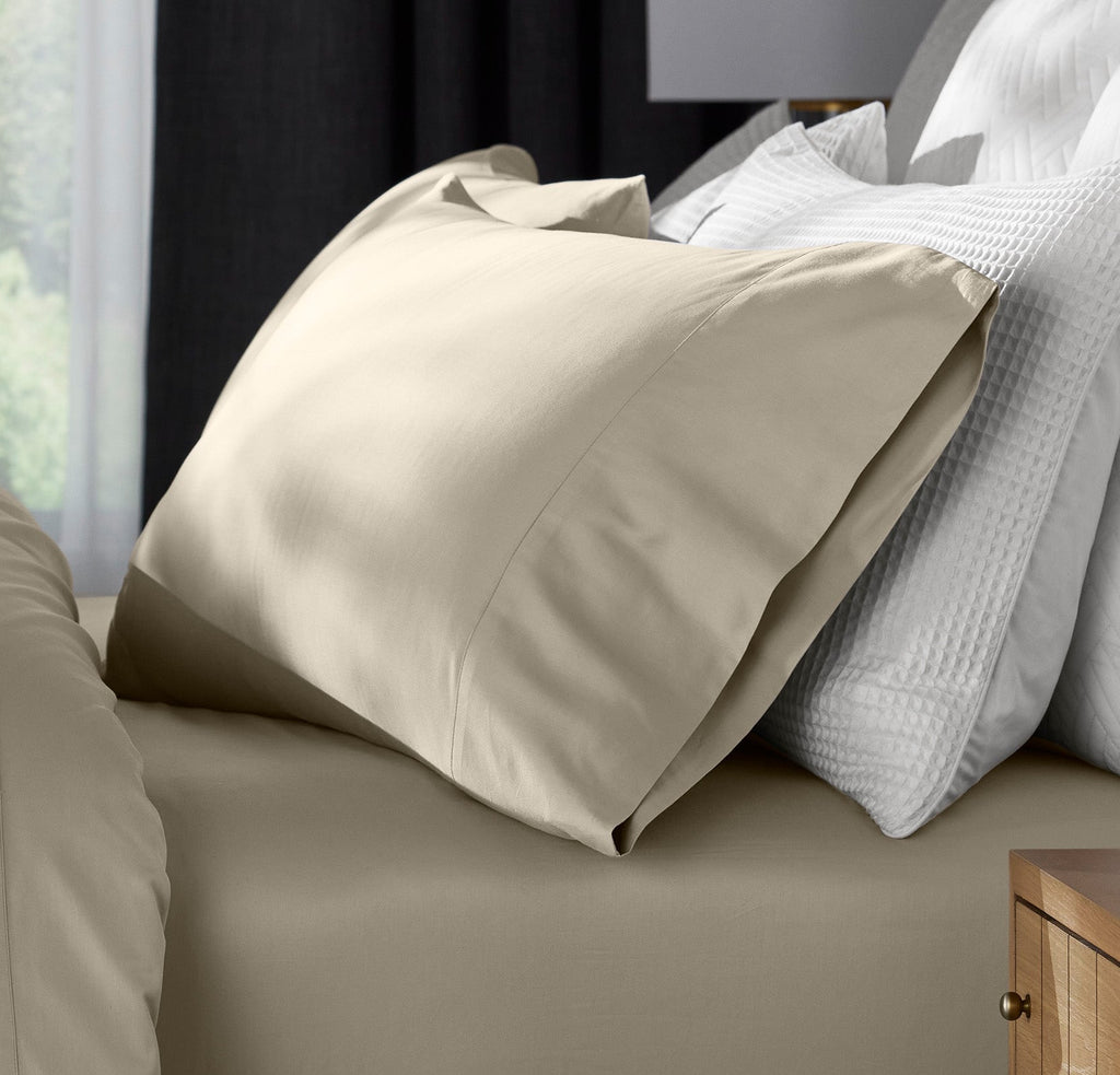 Signature Hemmed Pillowcase Set in Oak