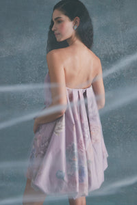 Cloud Dress in Lilac Floral Taffeta