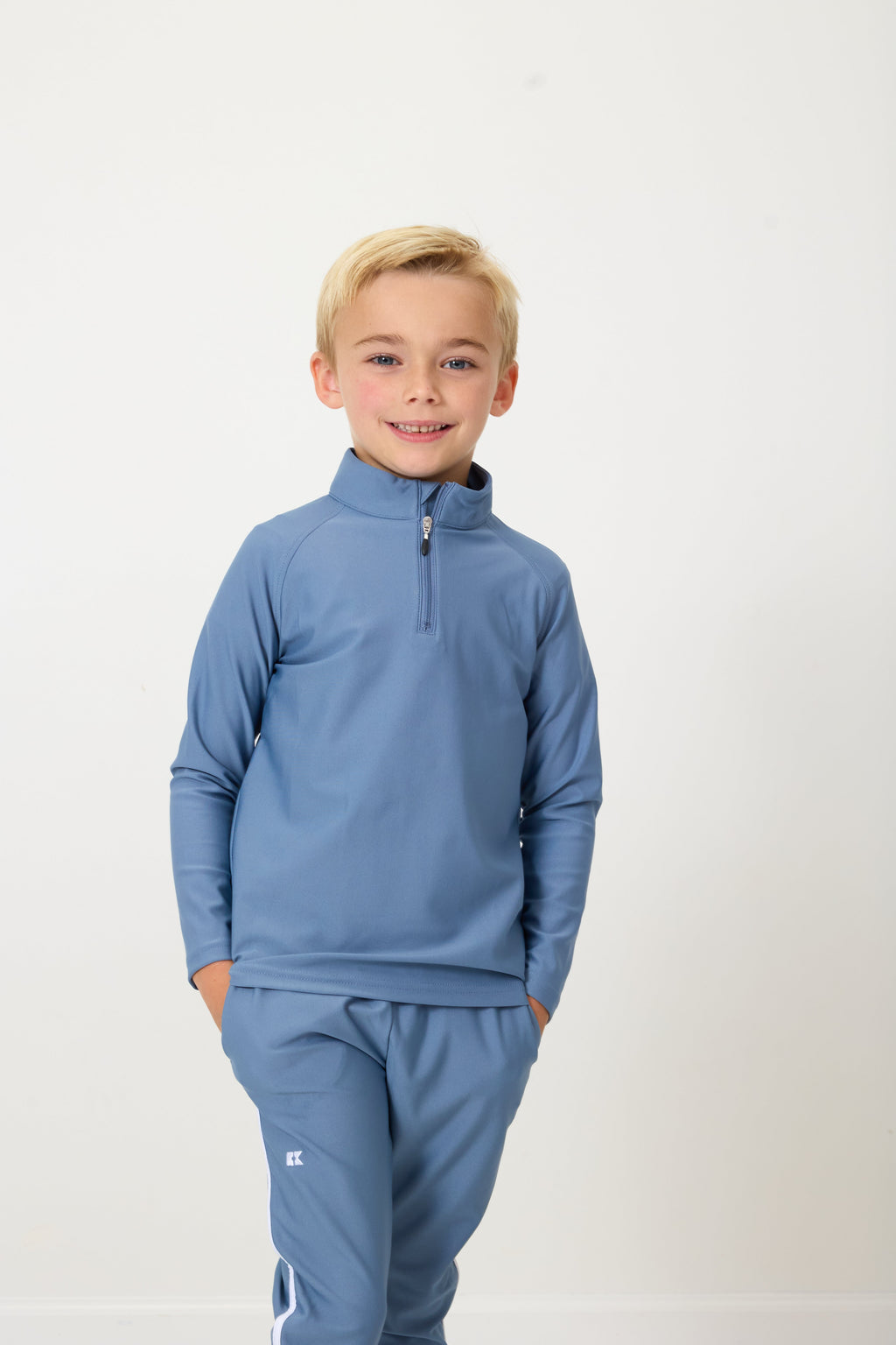 Half-Zip in Slate