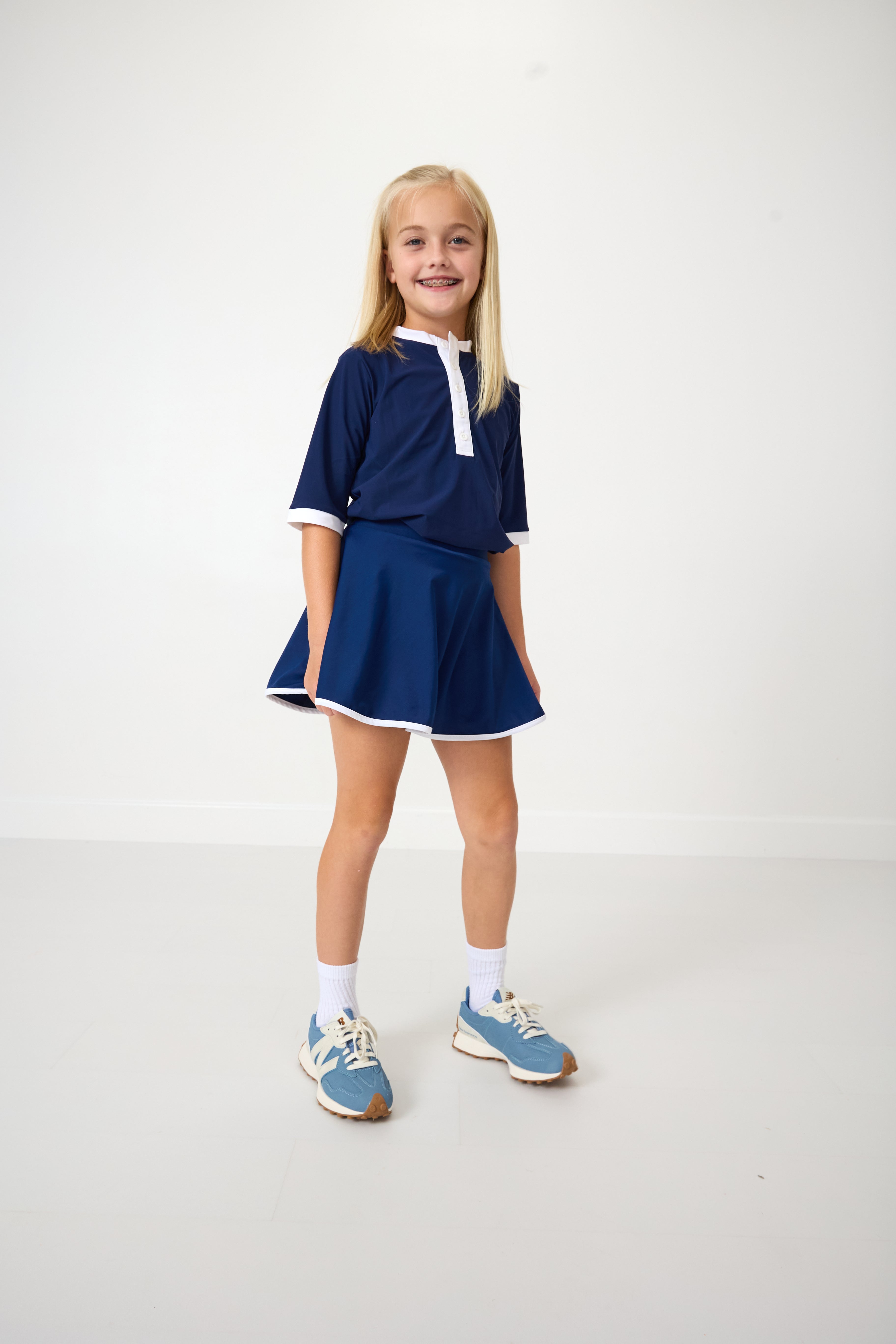 Twirly Skort in Navy