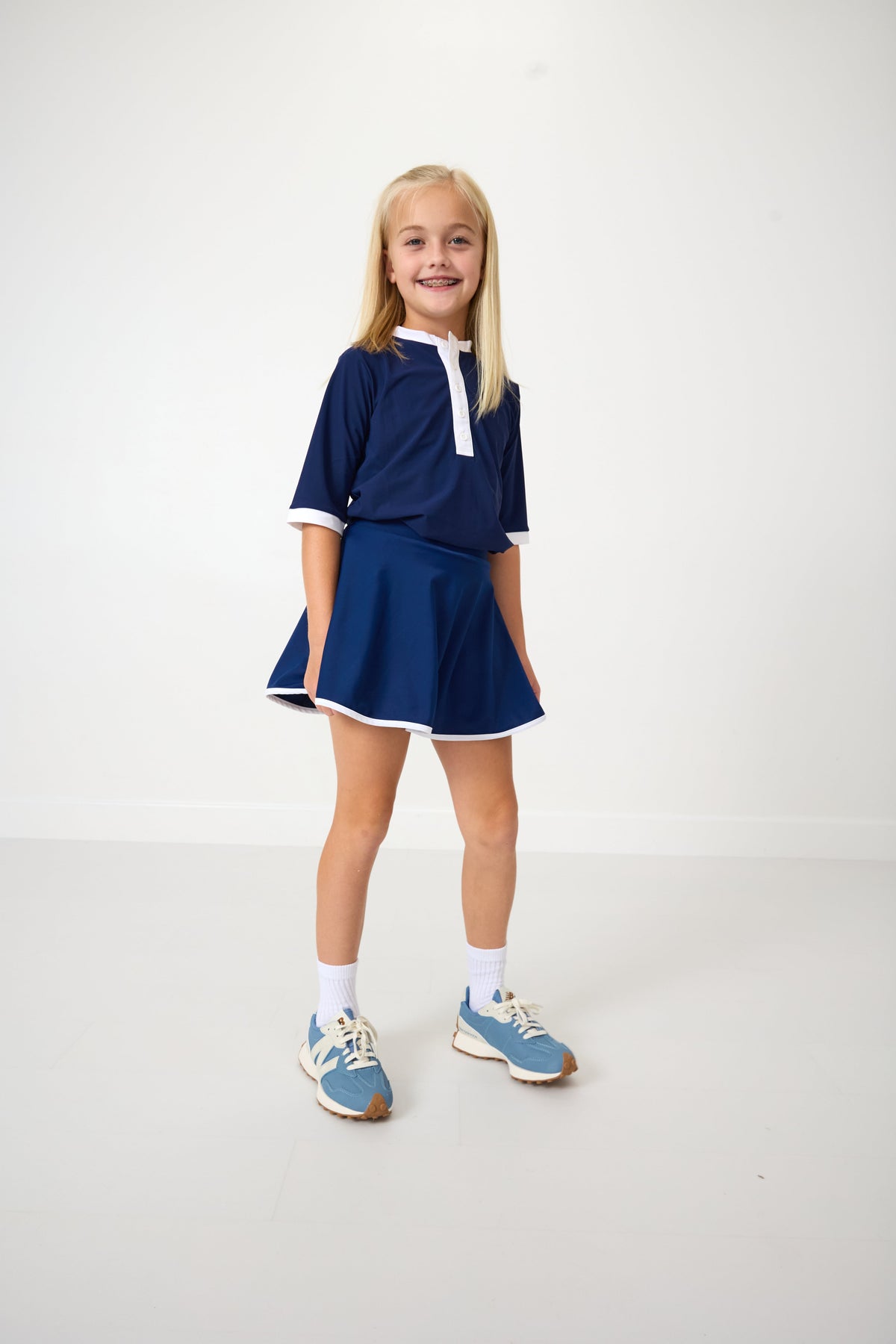 Twirly Skort in Navy