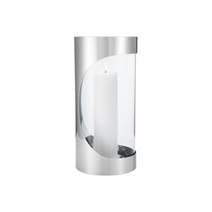 Chrome Contours Hurricane in Stainless Steel & Glass