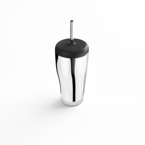 Sky Travel Cup with Straw Stainless Steel Mirror and Plastic