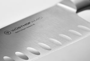 7" Amici Hollow Edge Rotoku Santoku Knife