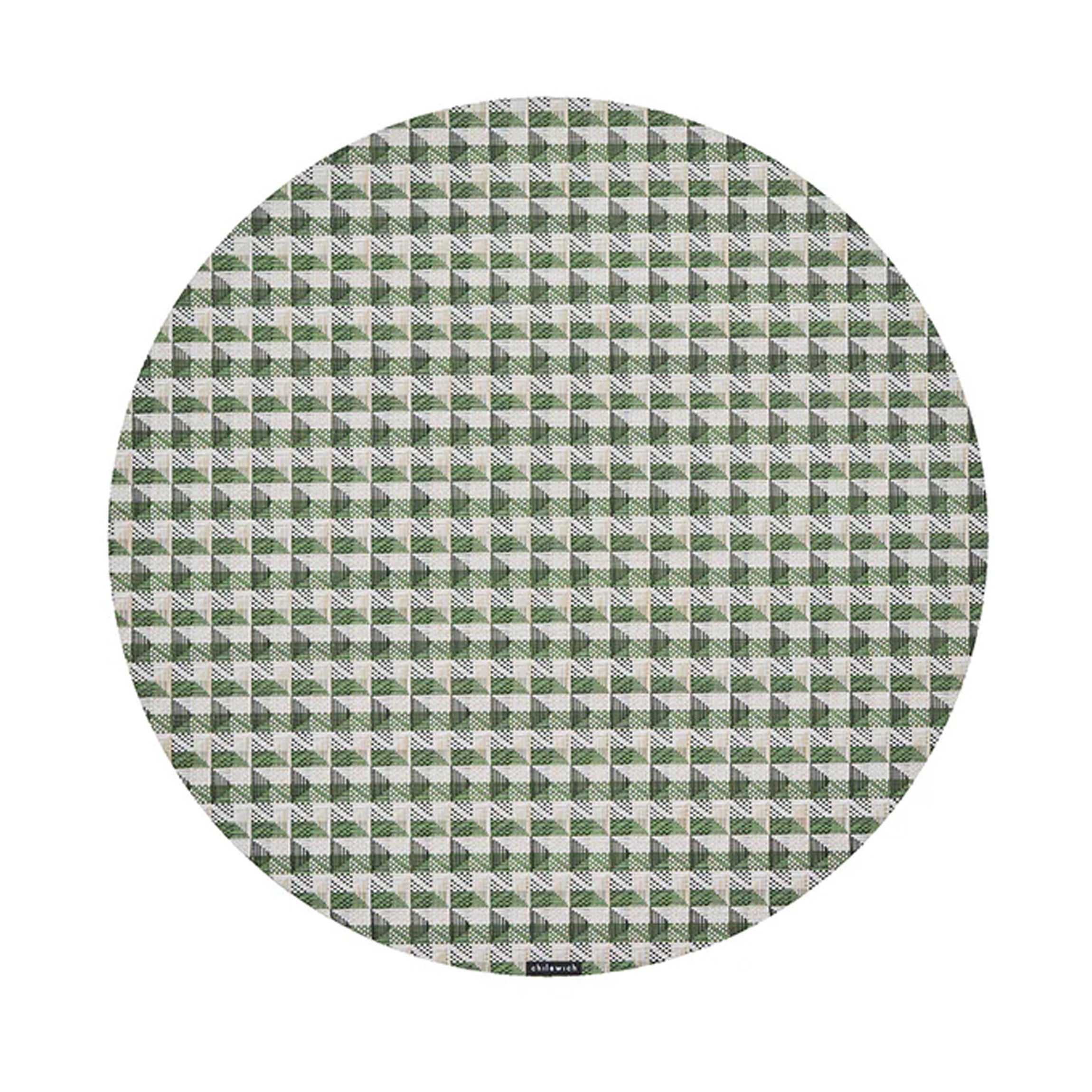 Crane Round Placemat in Thyme