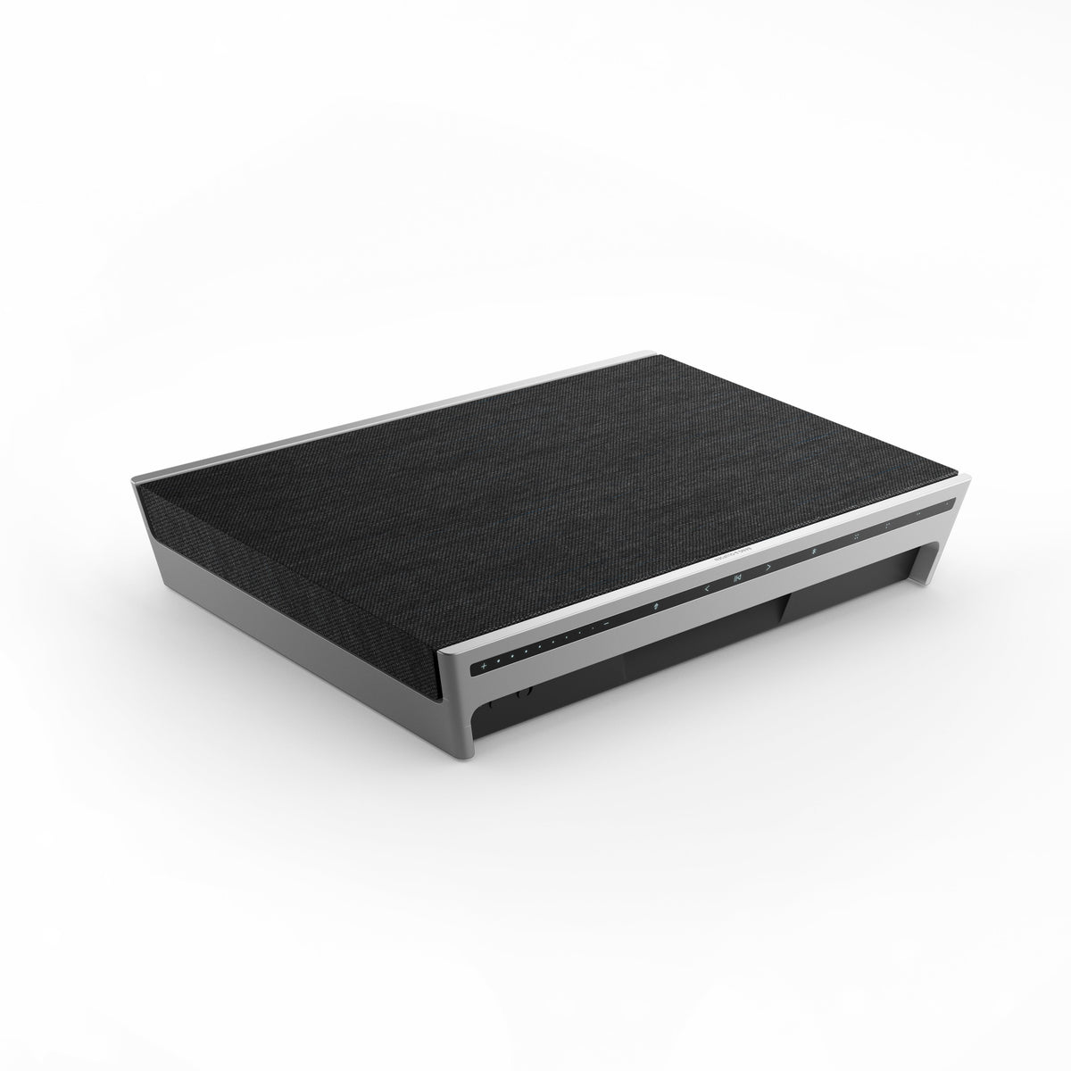 Beosound Level Portable Home Speaker in Natural Aluminum/Dark Gray