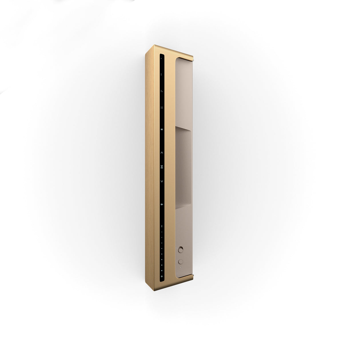 Beosound Level Portable Wifi Speaker in Gold Tone Aluminum/Light Oak