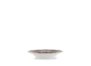 Oriente Italiano Antico Doccia Soup Plate in Castagna