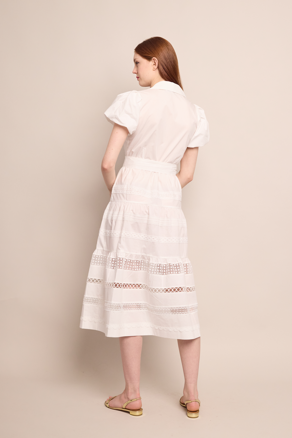 Mardi Dress in White