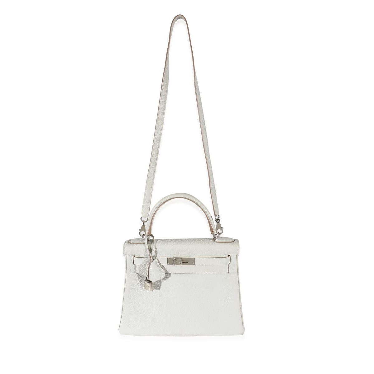 Hermès Gris Perle Togo Retourne Kelly 28
