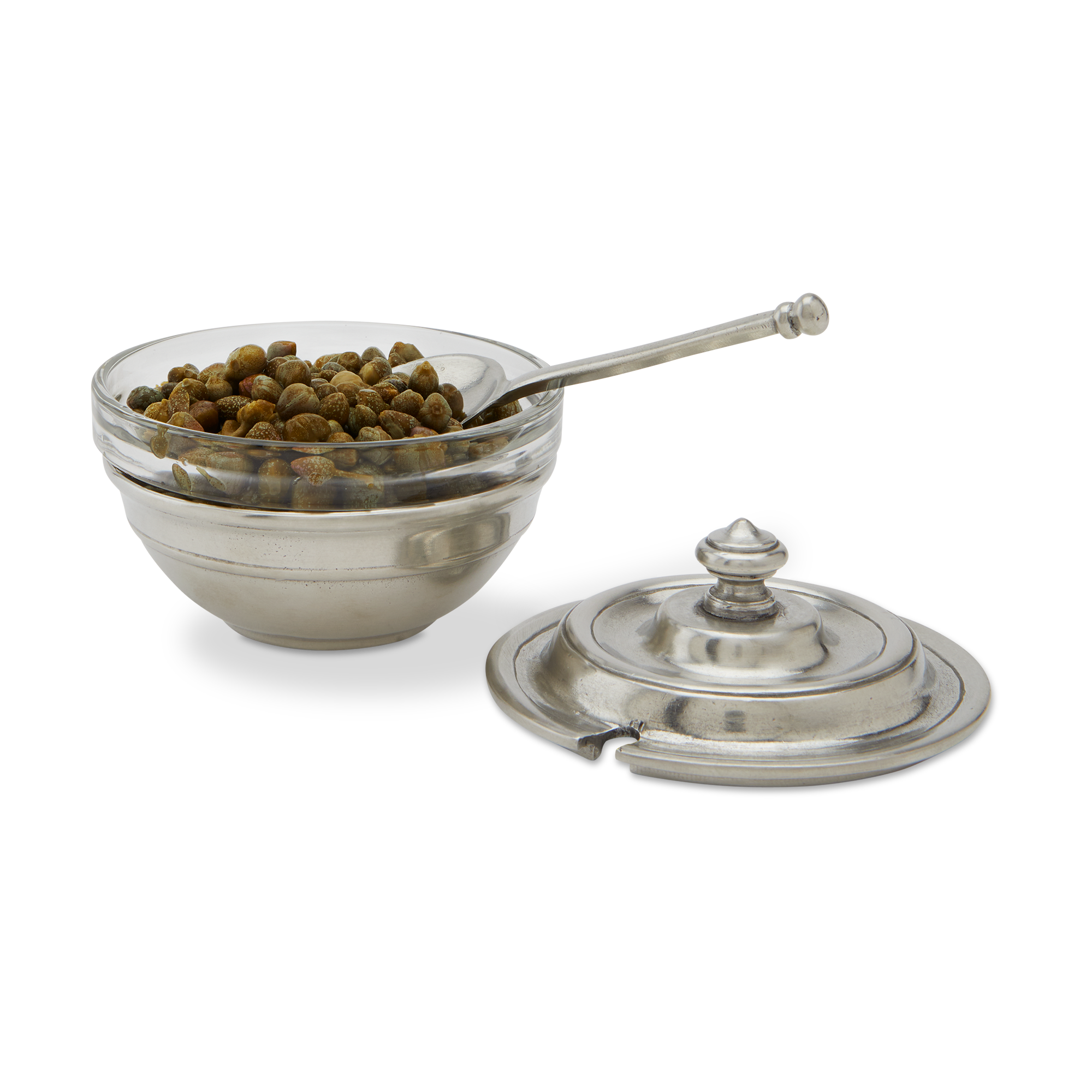 Condiment Uno Set with Lid & Spoon