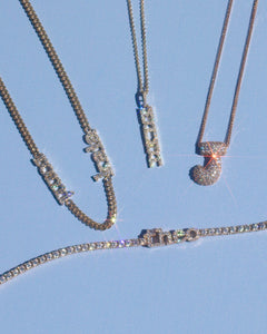 14k yellow gold, 14k white gold, 14k rose gold