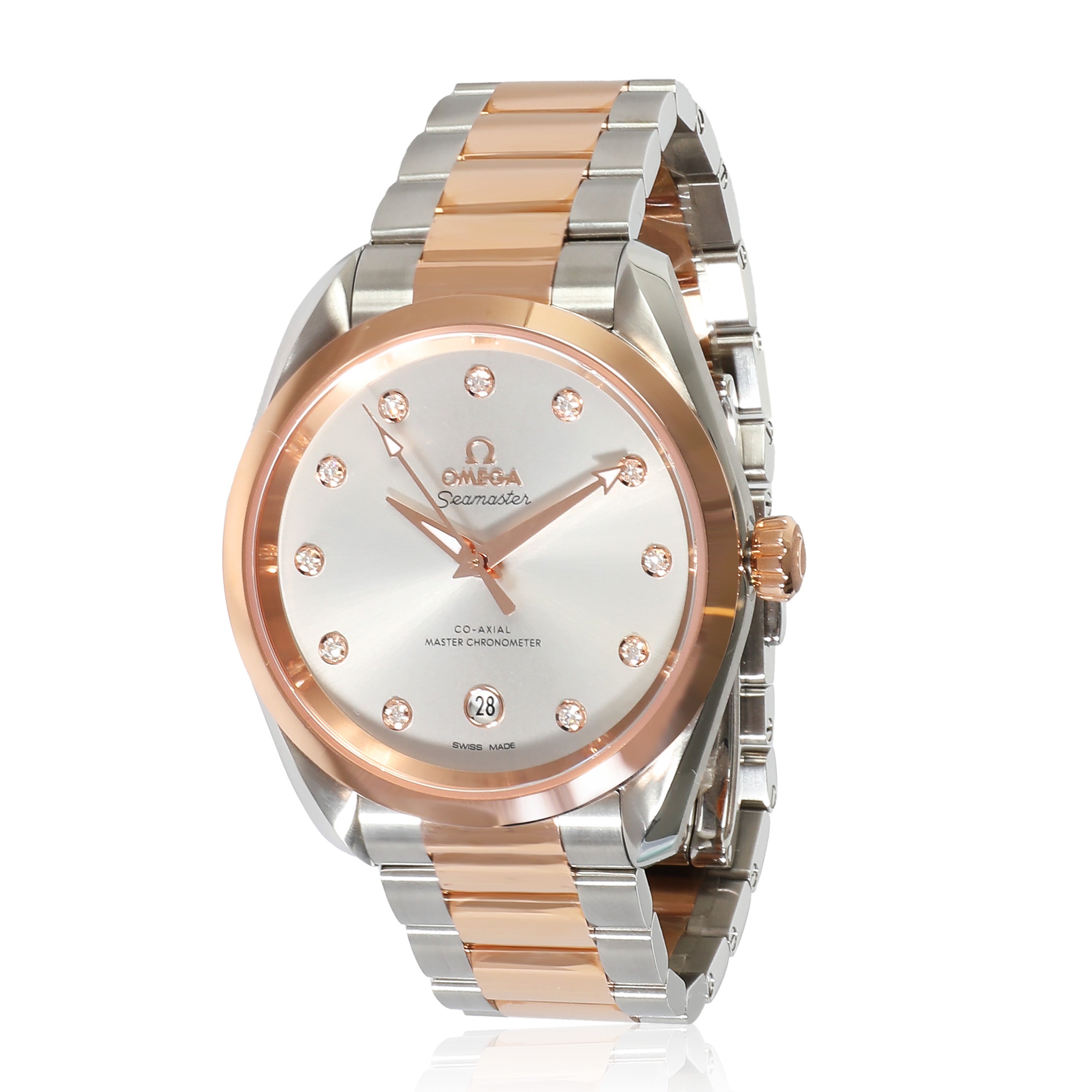 Omega Seamaster Aqua Terra 220.20.38.20.56.002 Unisex Watch in 18kt Gold/Steel
