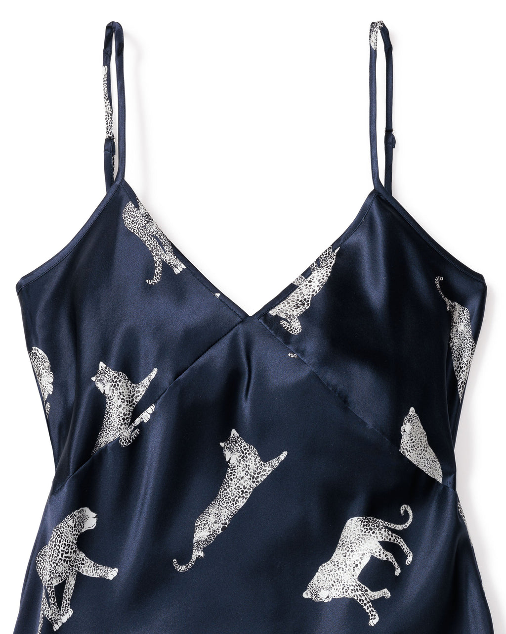 Women’s Silk Cosette Nightgown in Panthère de Nuit