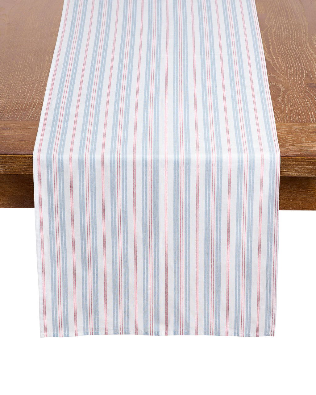 Signature Twill Runner in Navy French Ticking