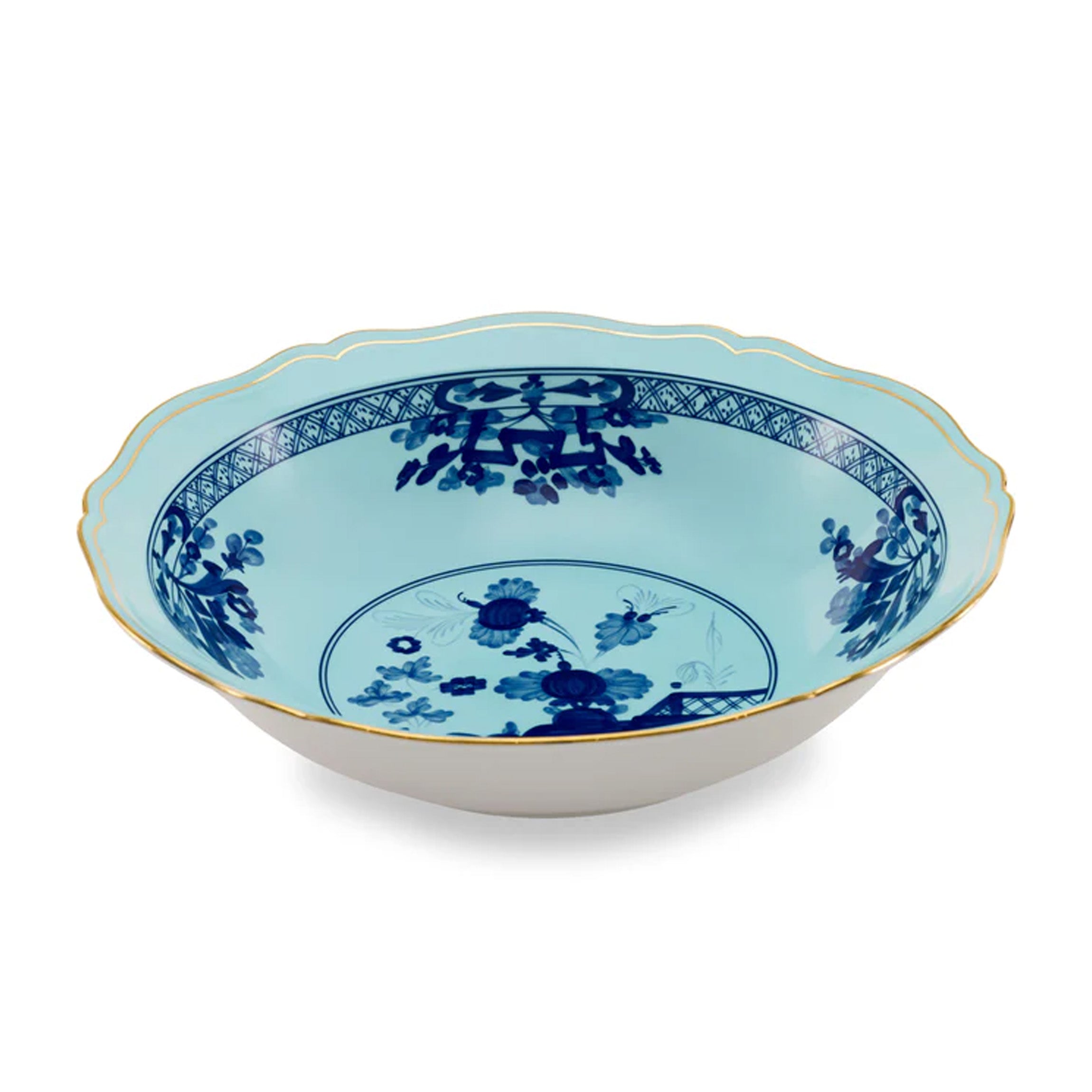 Antico Doccia Round Deep Tray in Iris
