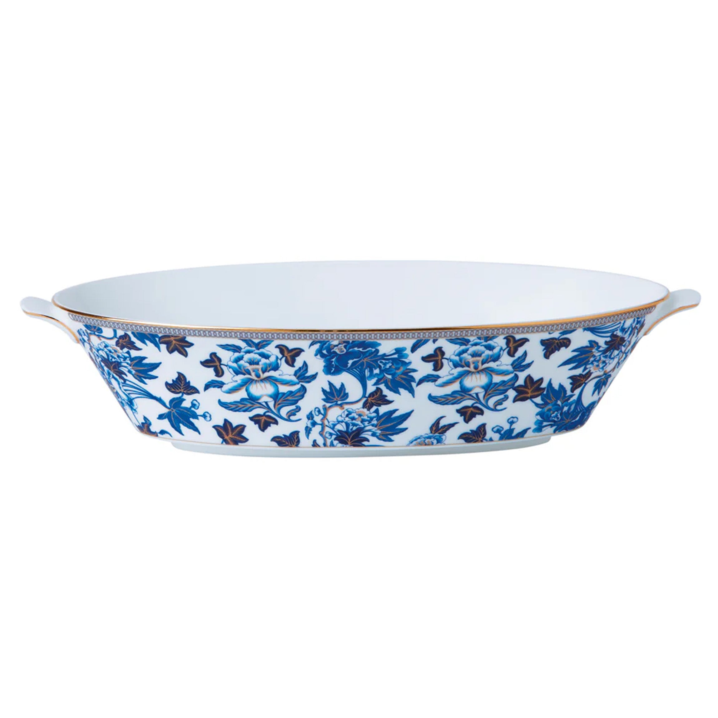 Hibiscus Oval Serving Bowl 1.3 Liter