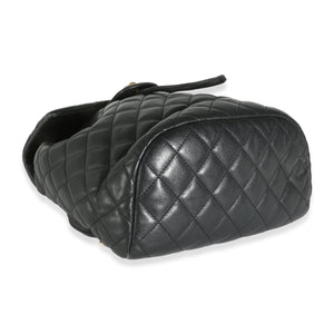 Chanel Black Quilted Calfskin Urban Spirit Backpack