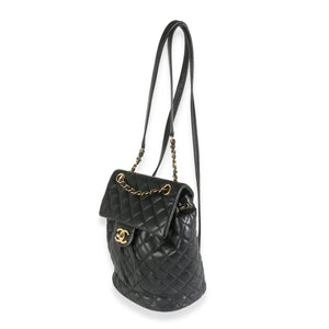 Chanel Black Quilted Calfskin Urban Spirit Backpack