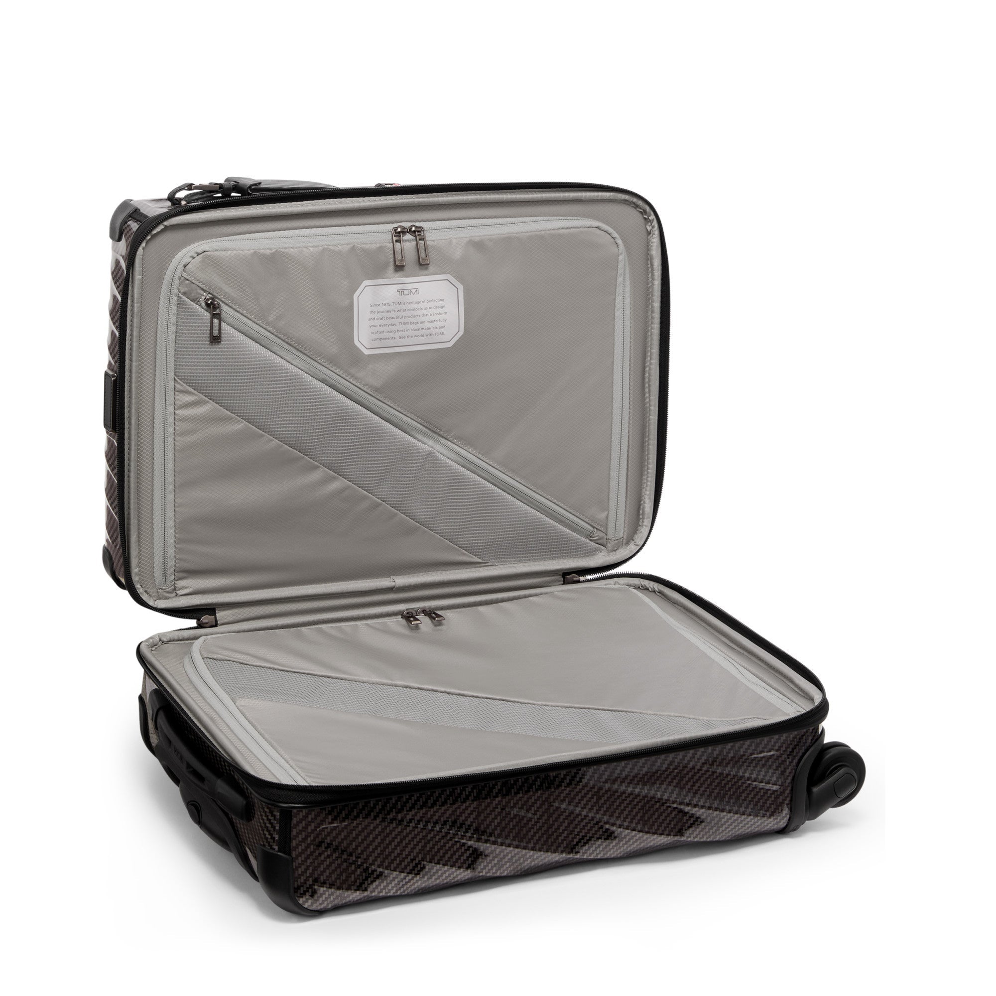 19 Degree Lite International Hardside Carry-On, Black/Graphite