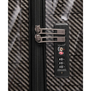 19 Degree Lite International Hardside Carry-On, Black/Graphite