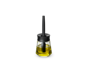 Grand Cru Marinade Glass With Brush in Black
