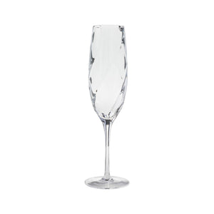 Ottica Collection Flutes 9 oz. in Clear, Set of 6