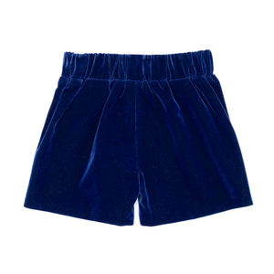 Robert Shorts in Back Bay Blue Velvet