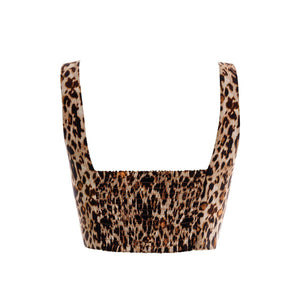 Kosia Crop-Top in Leopard