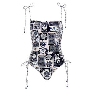 Posh One Piece Swimsuit in Batik