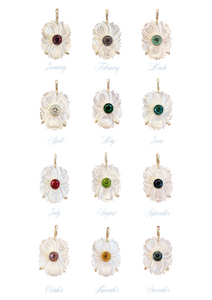 Mother Of Pearl Month Charm