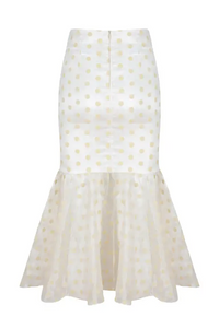 Clemence Set in Organza Polka Dot