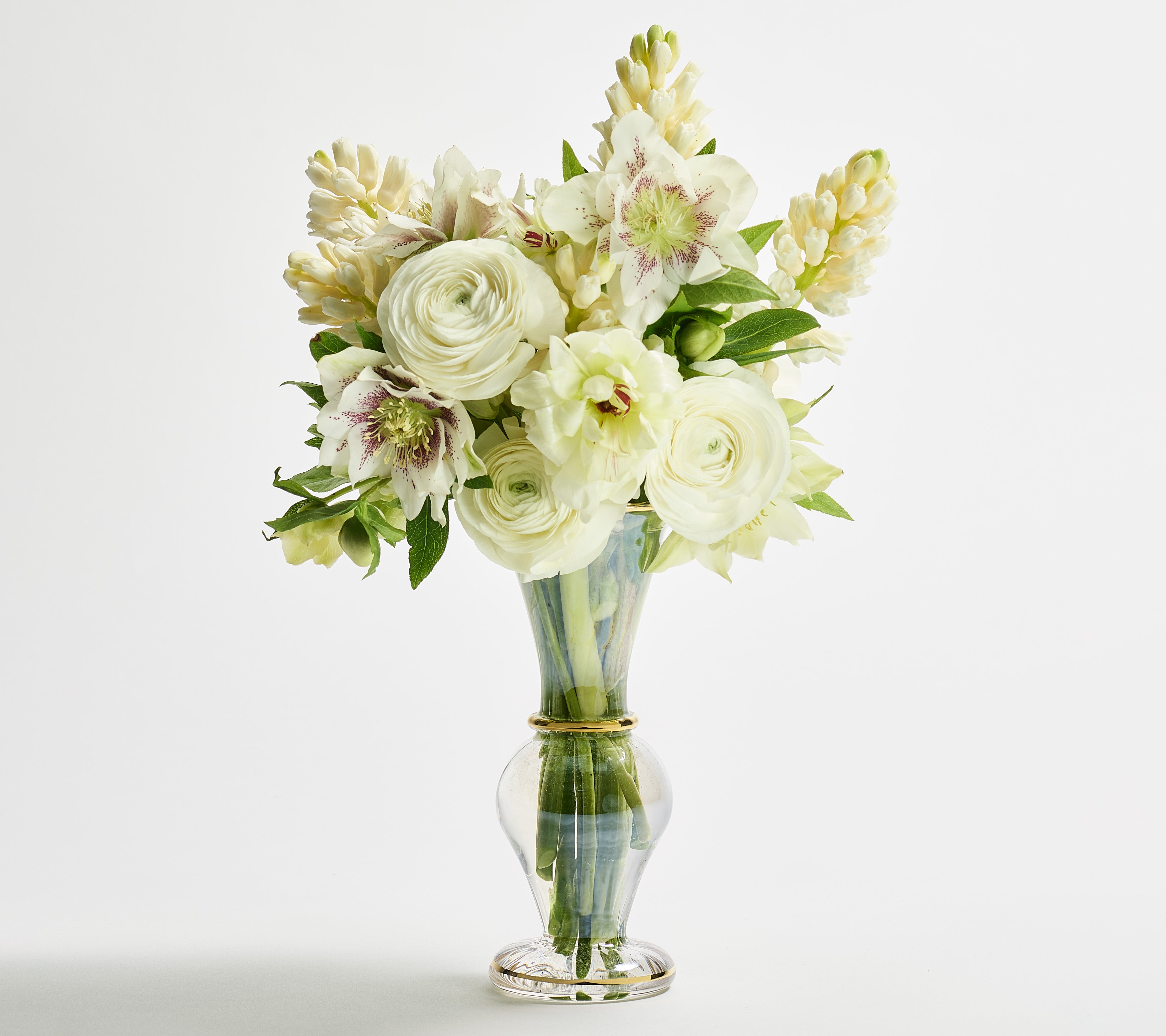 Trumpet Bud Vase in Clear