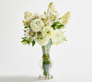 Trumpet Bud Vase in Clear