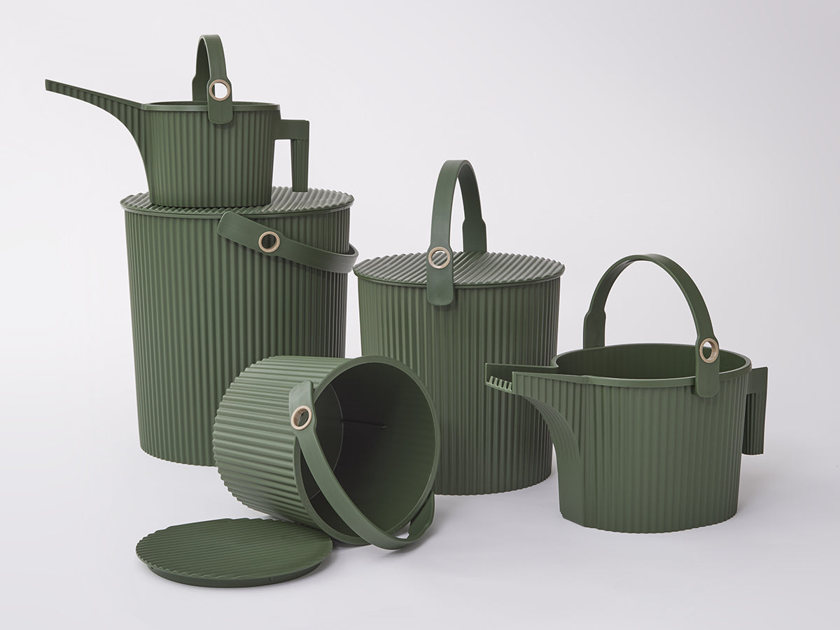 Hachiman Bucket Large in Garden Green