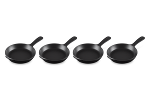Mini Skillet 1/3 QT in Matte Black, Set of 4