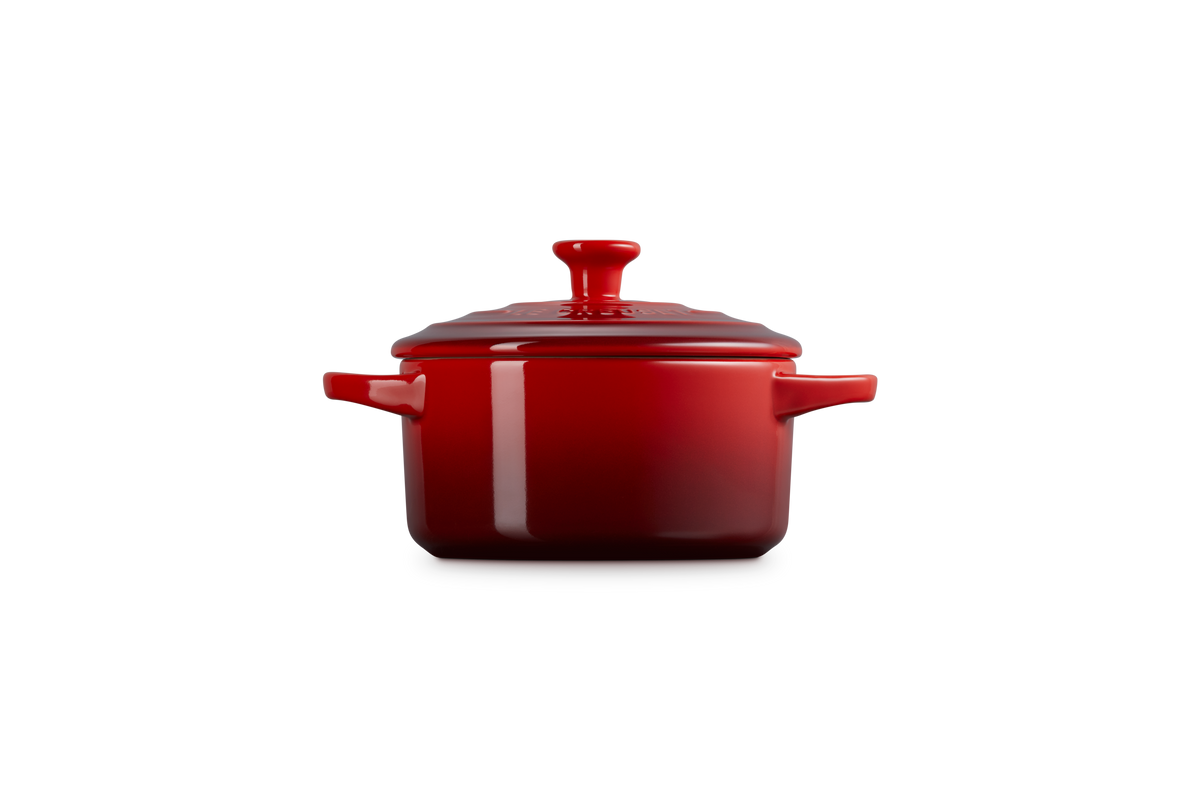 Mini Round Cocotte in Cerise
