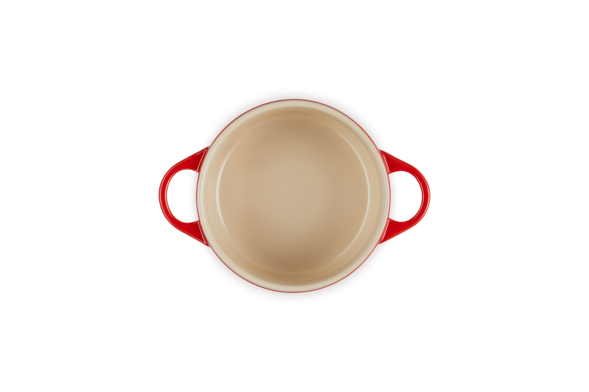 Mini Round Cocotte in Cerise