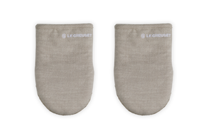 Mini Oven Mitts 8" in Sable, Set of 2