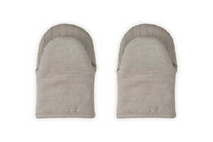 Mini Oven Mitts 8" in Sable, Set of 2