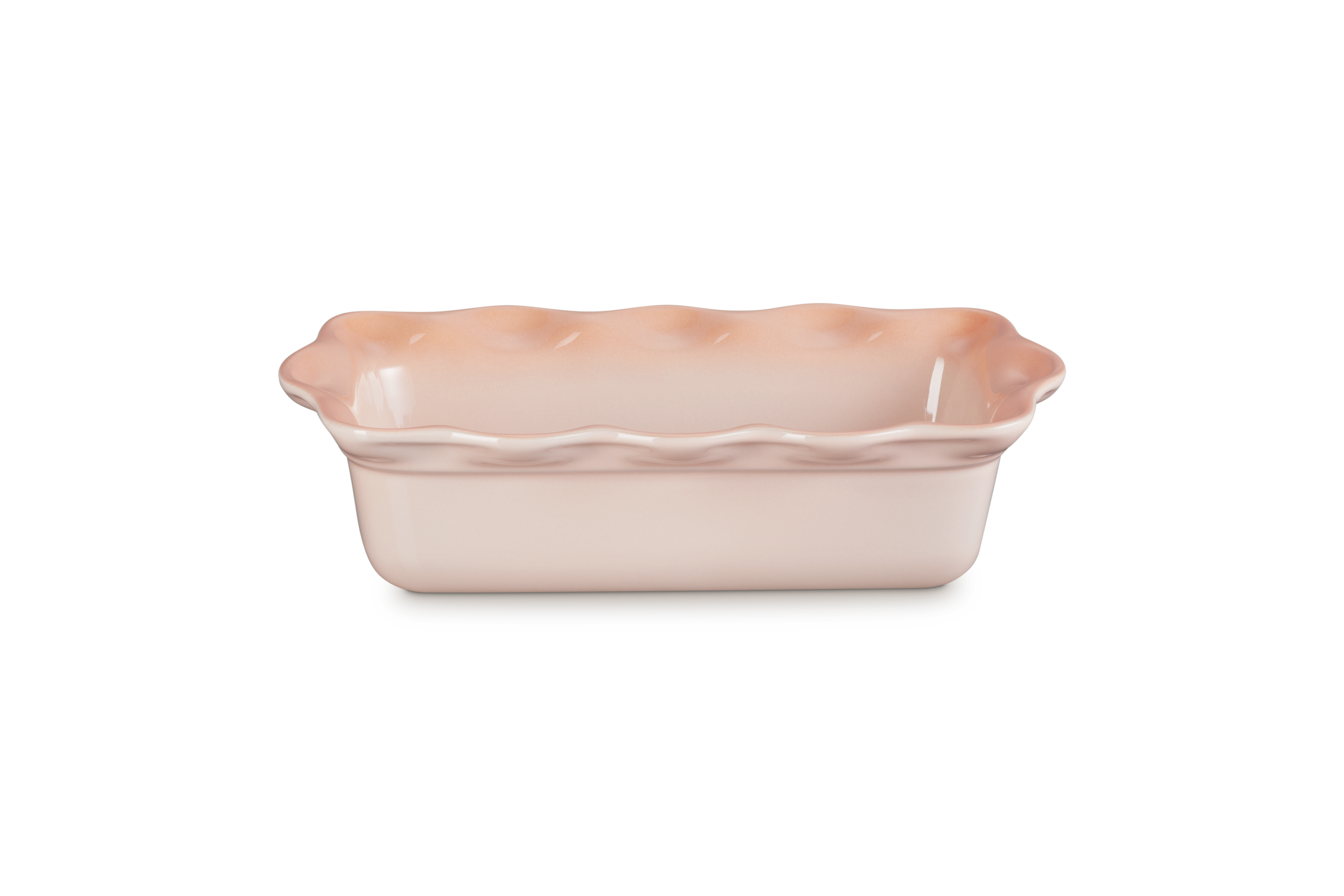 Heritage Fluted Loaf Pan in Peche