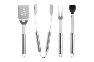 Outdoor Grilling Tools Carry Bag, Set of 4