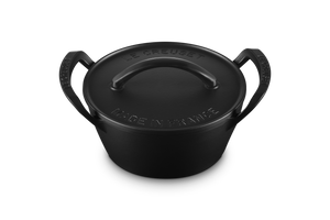 Alpine Outdoor 4.25 qt. Round Dutch Oven in Matte Black
