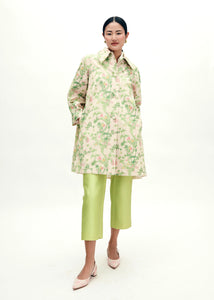MAE x Scalamandré Goldie Coat in Jardin De Chine