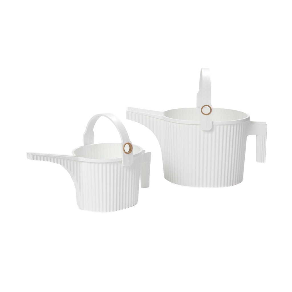 Hachiman Garden Beetle Watering Can Large in White