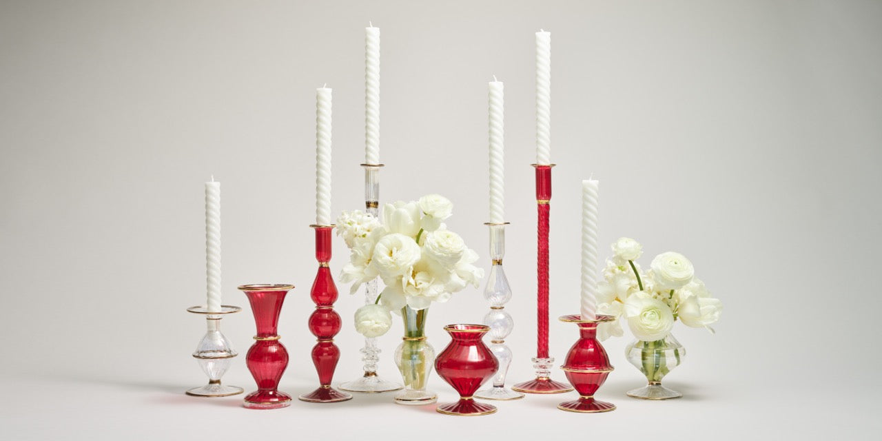 Braid Candlestick in Ruby